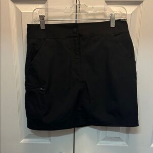 Black Mini Skirt with Pockets